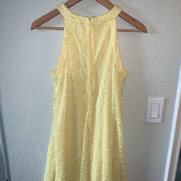 Betsey Johnson Yellow Lace Dress - Picture 3 of 5